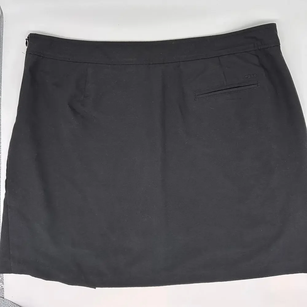 IZOD Black Golf Skort Women's Size 12 - Picture 2 of 10